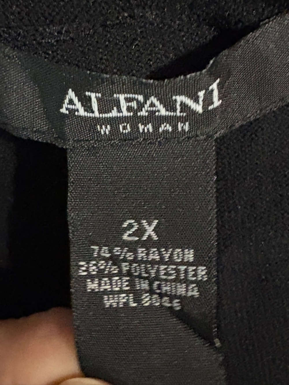 Alfani Black Women's Cardigan - Relaxed Open Front Flare Bell Sleeves - Picture 3 of 11